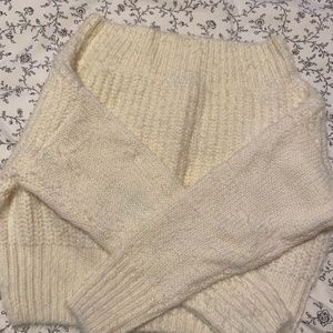 Off the shoulder sweater